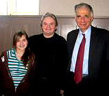 Jim Musselman with his daughter Justine & Ralph Nader
